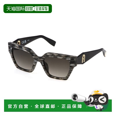 1h可退 香港直邮FURLA 女士太阳镜 SFU81106BZ CO 灰色