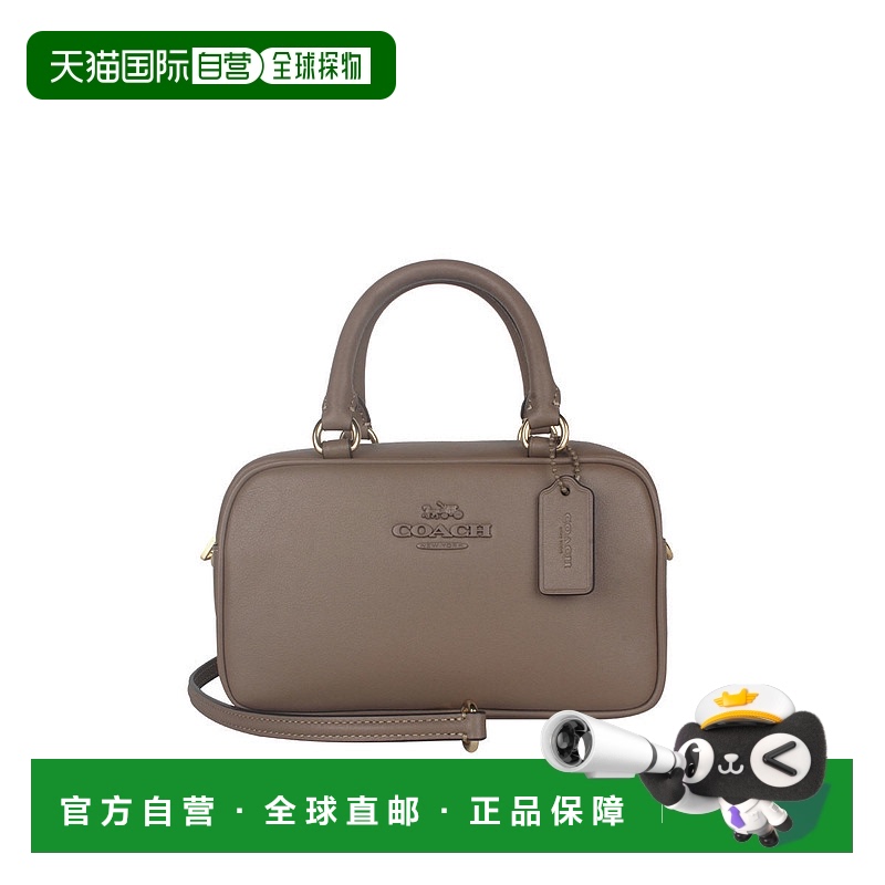 香港直邮Coach蔻驰女包女士皮质单肩斜挎手提包CT776正品高级感