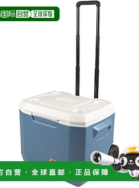 【日本直邮】Coleman保冷轮式大容量箱47L 蓝色进口