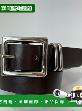 1h可退 日本直邮Lee 女士 牛革30mm双环扣皮带 扭结扣设计 012060