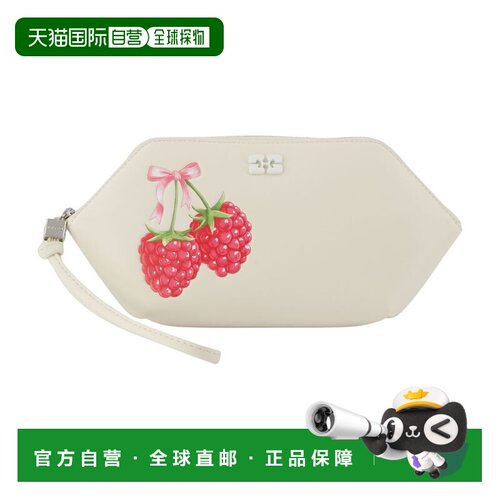 香港直邮GANNI 甘尼 女士 BOU POUTXCH 树莓色手提包 B3010258135