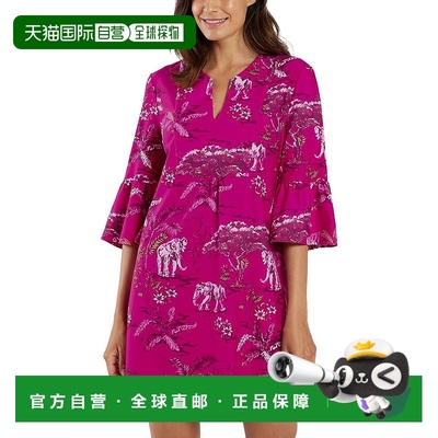 自营 Jude Connally Kerry摇摆连衣裙-粉红色 美国奥莱直发