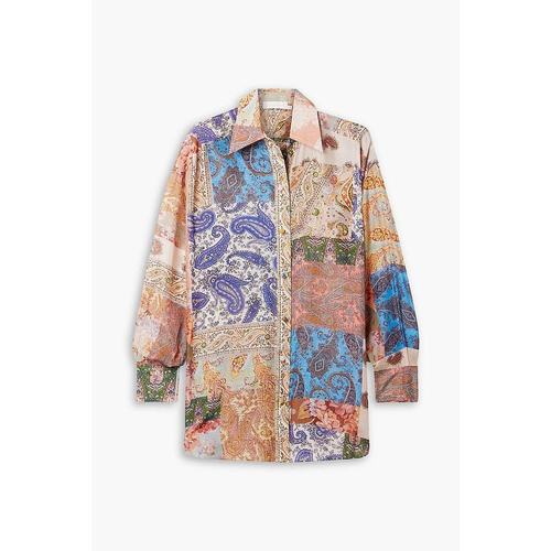 美国直邮zimmermann女士衬衫宽松型印花时尚舒适百搭休闲女装上装