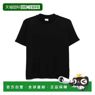 香港直邮CALVIN KLEIN 女士T恤 LV044B206GUB1 SS2025 黑色女装