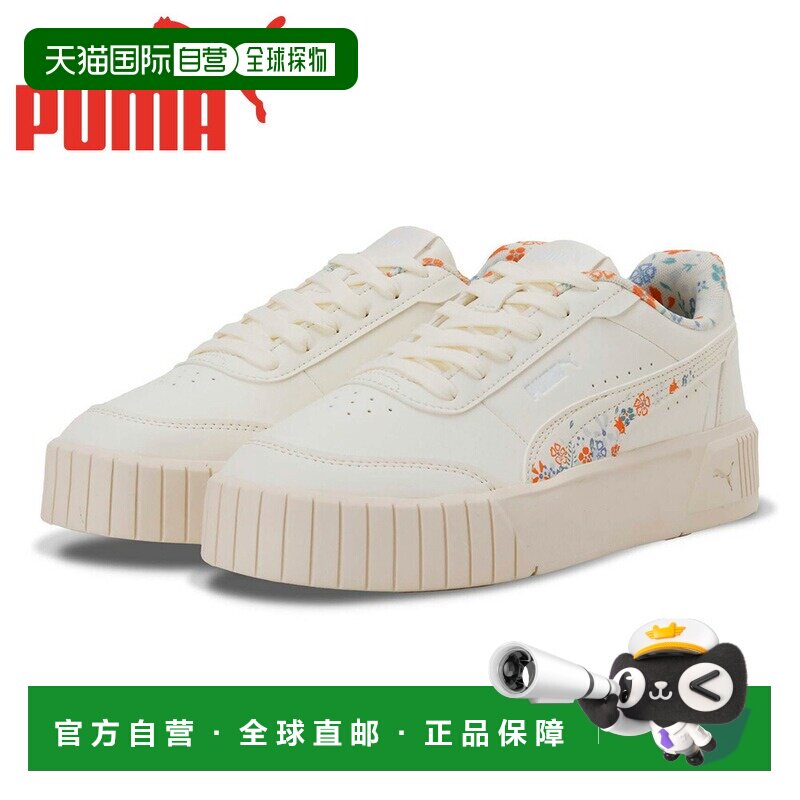 日本直邮PUMA 女士 Carina Mia 花朵运动鞋 407393 PUMA 轻便厚底