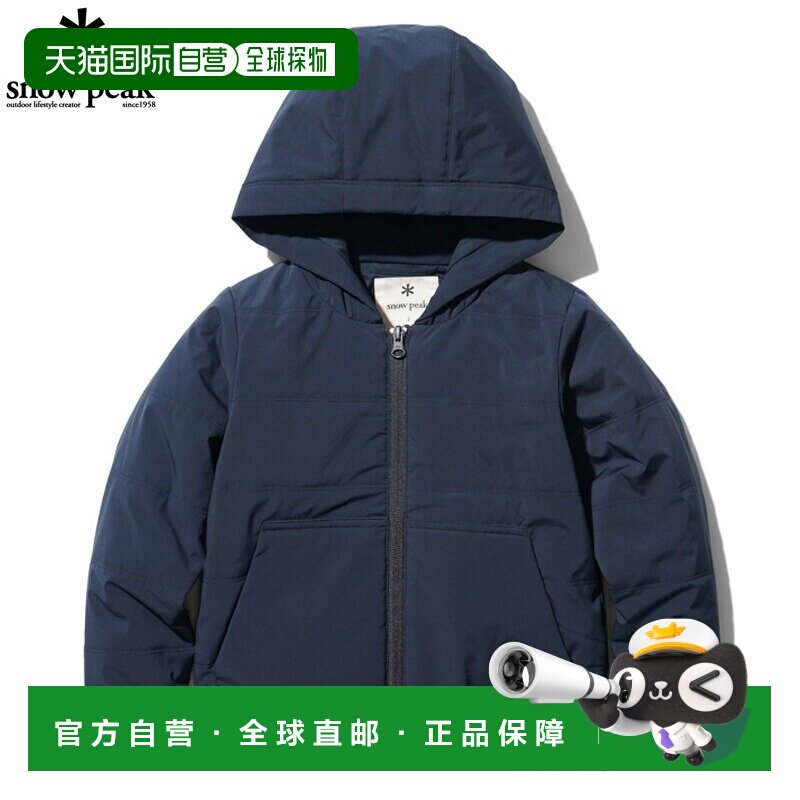 日本直邮Snow Peak 儿童弹性保暖拉链连帽衫