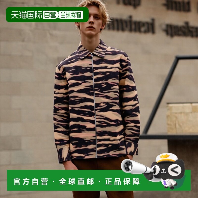 香港直邮Jil Sander 吉尔 桑达 男士 拉链夹克式衬衫 J22DL0301J7