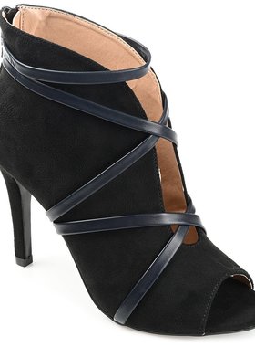 【美国奥莱】直发 Journee Collection 女式 Samara 短靴 - 黑色