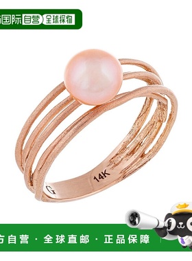 自营 splendid pearls14k 金淡水珍珠戒指 粉红色 美国奥莱直发