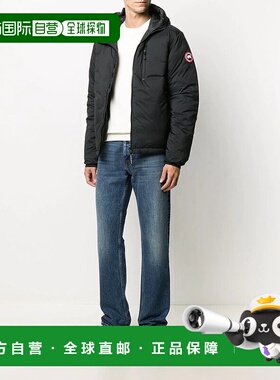 【99新未使用】香港直邮Canada Goose 黑色连帽羽绒服 5078M61