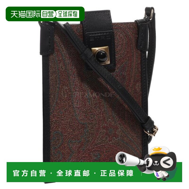 韩国直邮ETRO CROWN ME 佩斯利图案手机支架斜挎包单肩包