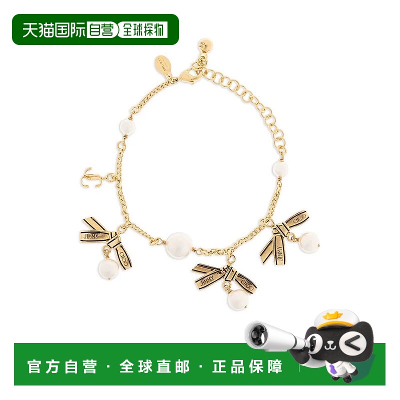 1h可退 香港直邮JIMMY CHOO 女士手链手镯 MULTICHRMRBNBRCLTJKIG