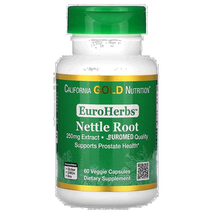 香港直发iHerb California Gold Nutrition荨麻根提取物250mg60粒