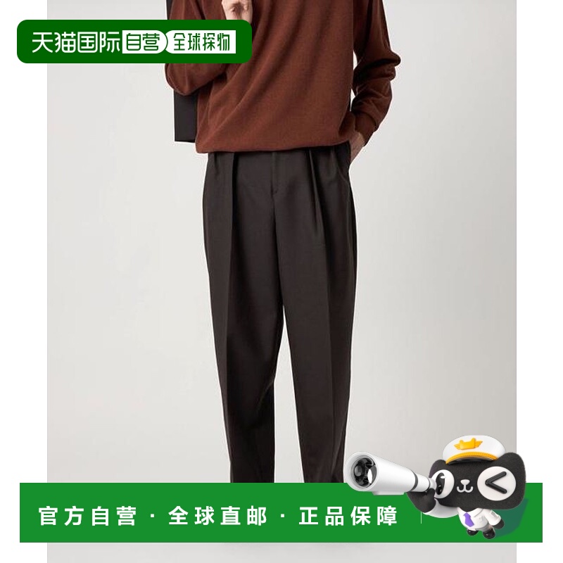 1h可退 日本直邮Steven Alan 羊毛牛津布双褶正装长裤休闲裤男装