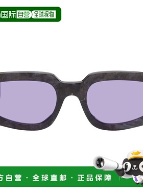 1h可退 香港直邮潮奢 RETROSUPERFUTURE 男士 黑色 Tetra 太阳镜