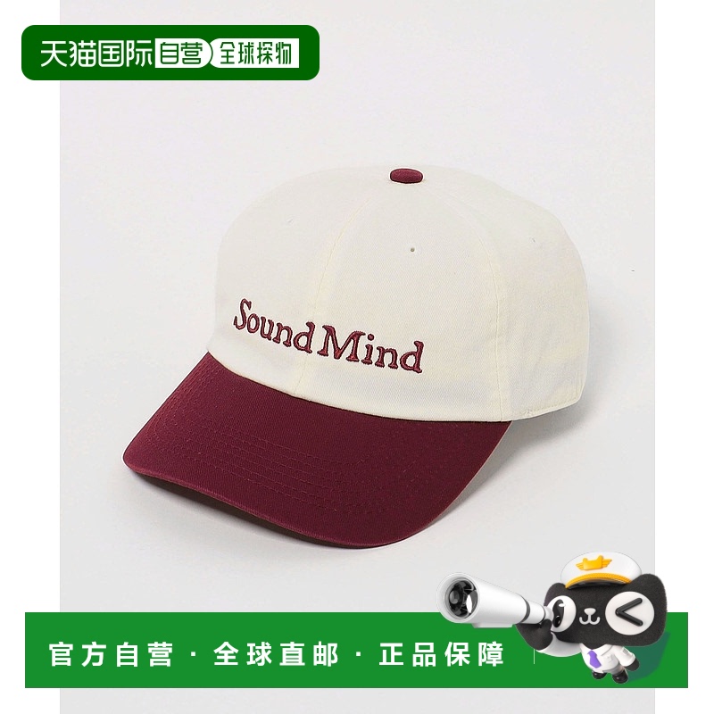 1h可退 日本直邮NICE WEATHER 男女同款SOUND MIND刺绣字母帽 923