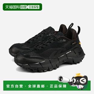 日本直邮Reebok ZIG KINETICA 2.5 EDGE 男女低帮运动鞋(黑色)(