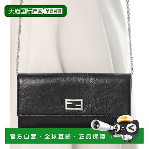 韩国直邮FENDI 管状链条长钱包（8M0596 B14M F0QA1） 长钱包