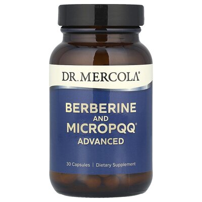 香港直发dr.Mercola小檗碱MicroPQQ胶囊膳食营养补充剂30粒