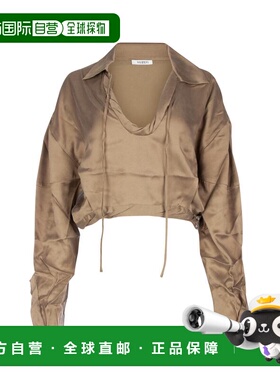 欧洲直邮YUZEFI 女士针织毛衣针织衫 YUZRS23RWTP1023TAUPE