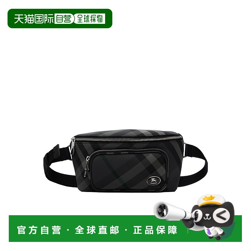 香港直邮BURBERRY 女士双肩包 81123561 AW2025 黑色 Heritage 腰