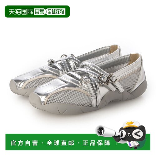 EVOL JA5963 交叉网眼玛丽珍运动鞋 JA5963（银色）