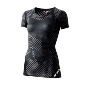 日本直邮YONEX 运动内衣 STB U领短袖衬衫运动员款女士 STB-A1506