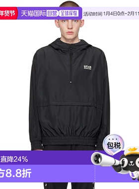 香港直邮GOLDEN GOOSE 男士 黑色连帽夹克 GUP01521P001266外套