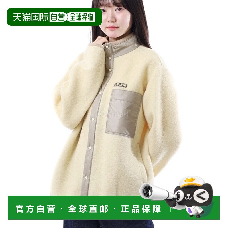 韩国直邮A.P.C  EWAN 按扣抓绒夹克 (WVBCA M02855 DAB) 夹克羊毛