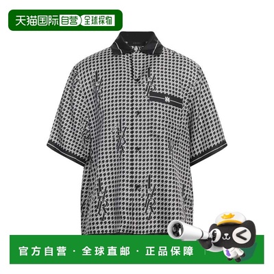1h可退 香港直邮AMIRI 男士 花纹衬衫 black黑色 舒适时尚