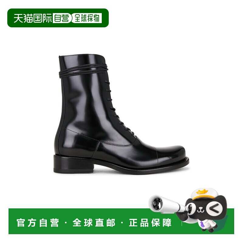 1h可退 香港直邮The Row 女士 Kai 绑带靴子 F1734L802 black黑色