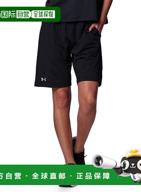 日潮跑腿安德玛 UNDER ARMOR女士训练半裤 1372745 黑色 L短裤