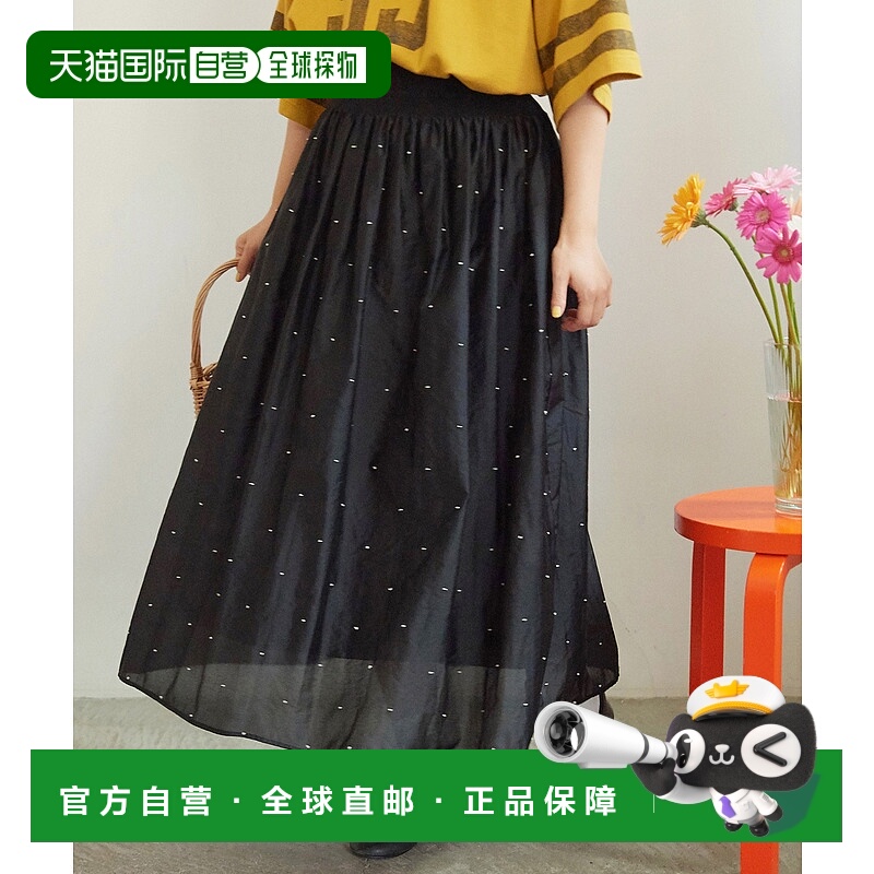 1h可退 日本直邮CHILD WOMAN 女士精致点缀褶皱半身裙 0101SK0022