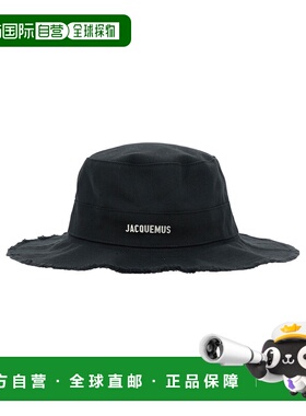 1h可退 香港直邮潮奢 Jacquemus 男士 'Le Bob Artichaut' 黑色金