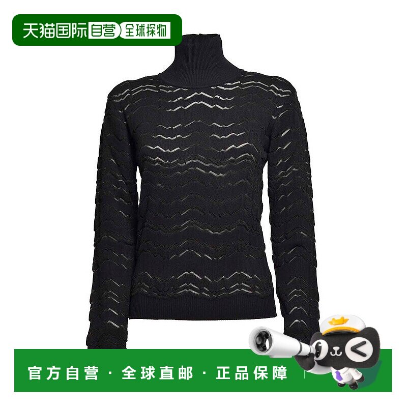1h可退 香港直邮MISSONI 米索尼 女士 长袖i毛衣 DS24WN19BK040E
