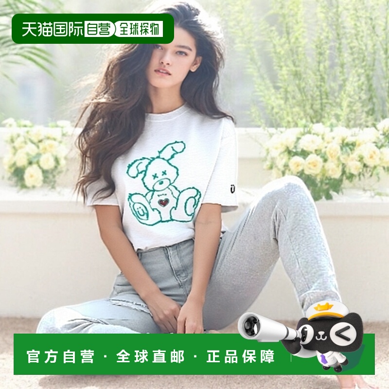 韩国直邮IST KUNST 上衣T恤 IK2CMMT506ALG潮流穿搭时尚高级感