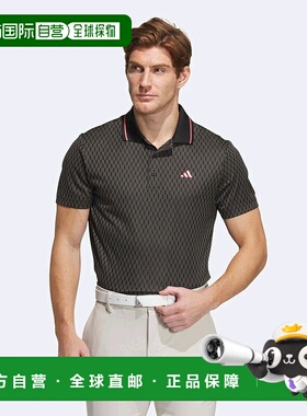1h可退 日本直邮adidas Golf 男士ULT365背部网格图案高尔夫球衫