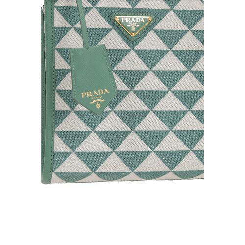 Prada 普拉达 女士 Symbole 迷你提花手提包 1BA355VOOM2FKL