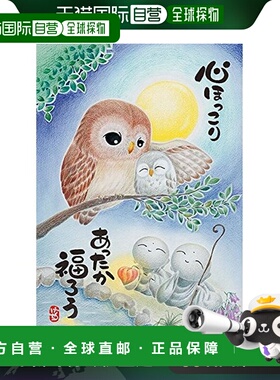 【日本直邮】Appleone 拼图300片 惠雪 温暖猫头鹰 26x38cm