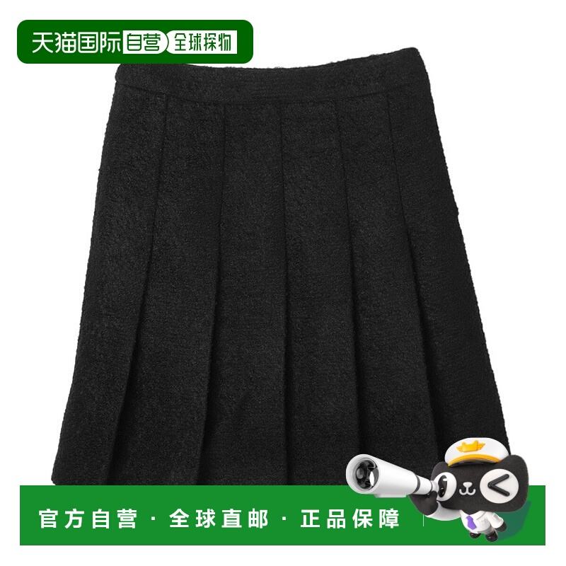 日本直邮CELINE 百褶裙 黑色 女款 rj02v 333j 38no JUPE ST GERM