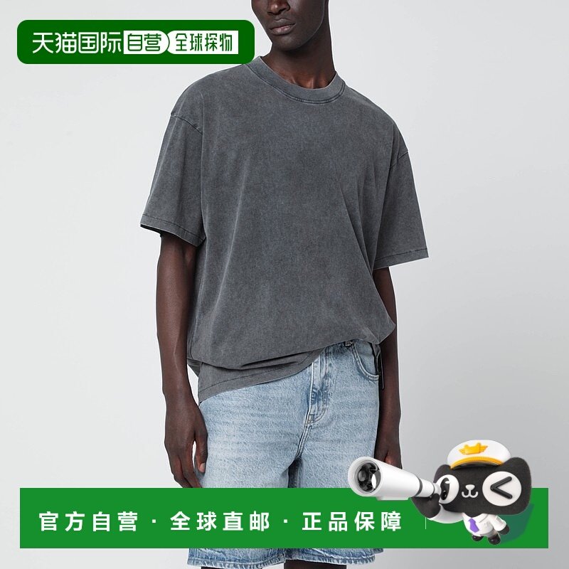 1h可退 香港直邮Represent 男士 复古灰色水手领T恤 INM4742CO47