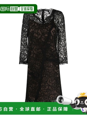 香港直邮Ermanno Scervino 蕾丝长袖连衣裙 D412Q308OMY95708