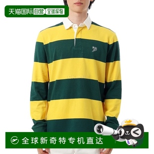 710979293001 韩国直邮Polo RalphLauren男款 长袖 橄榄球形条纹衬衫