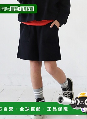 1h可退 日本直邮antiqua儿童款纯棉裏毛休闲短裤 JYA00001