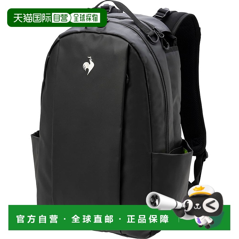 【日本直邮】le coq sportif 背包 球拍背包  12L LN5SBP10U BKWH