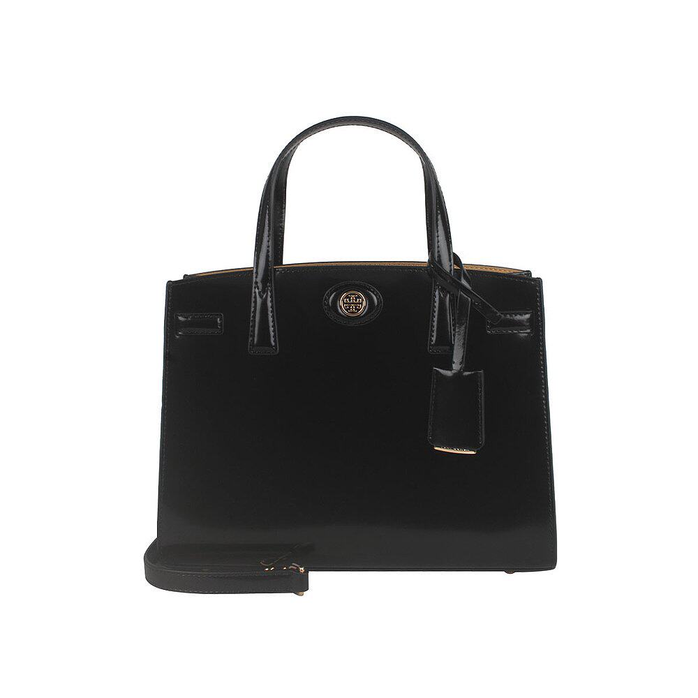 香港直邮TORY BURCH汤丽柏琦Robinson女士单肩斜挎手提包小号漆皮