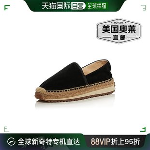 黑色麂皮 女款 Espadrille rag boneRB 麂皮帆布鞋 Runner