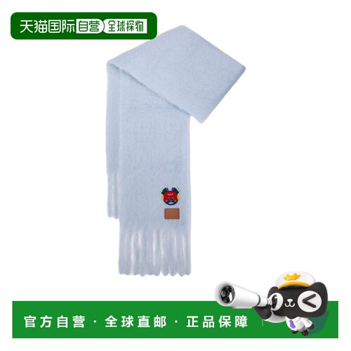 香港直邮LOEWE 女士围巾 FSA6SS1W056410 SS2026 白色 LOEWE x Lo