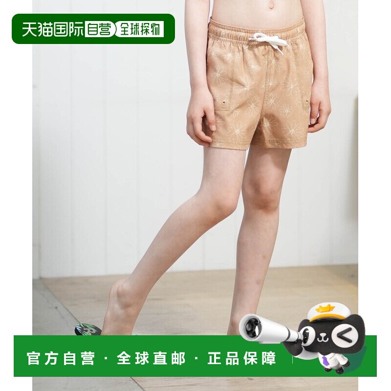 日本直邮ROXY 儿童 泳裤 4WAY弹力环保再生聚酯纤维迷你海岸系列