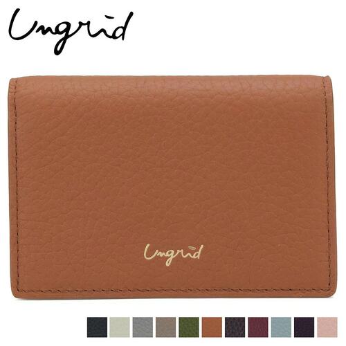 日本直邮 Ungrid 卡包通勤夹女式牛皮卡包 UNG-51560